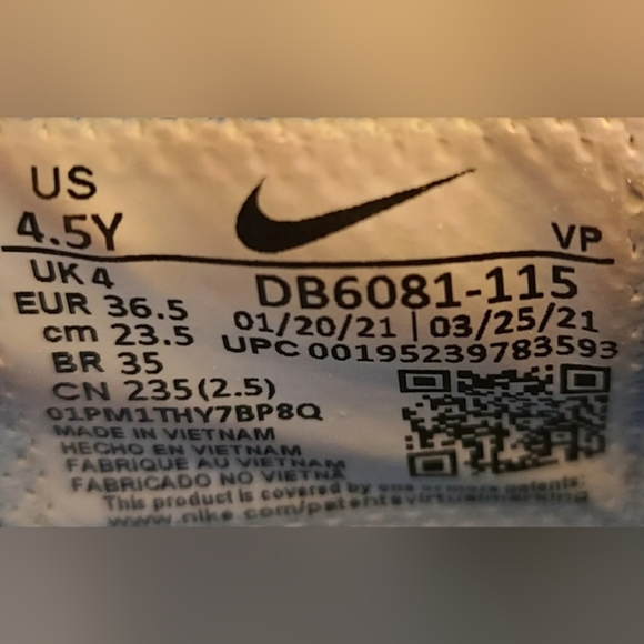 RARE! Size 4.5Y NIKE GIANNIS IMMORTALITY BASKETBALL SHOES DB6081 115. - Picture 7 of 10